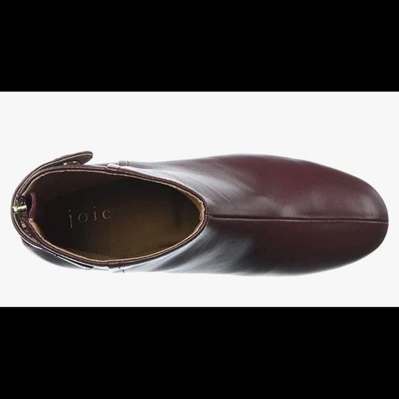 Joie Jamet burgundy ankle boots. Size 6. Worn once. Back zip.. Gorgeous. - Picture 5 of 8